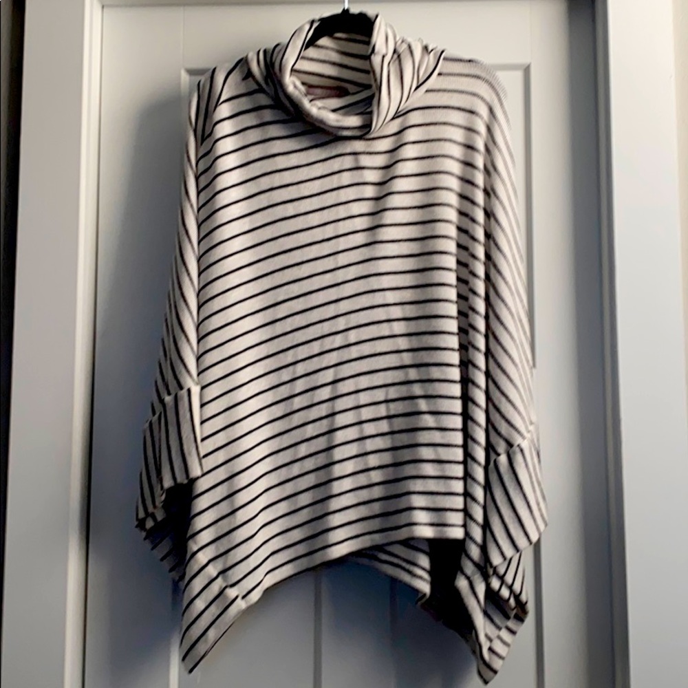 Mickey & Jenny Cowl Neck Poncho